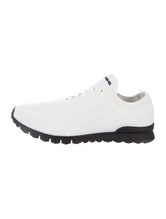 Kiton Mesh Accents Athletic Sneakers