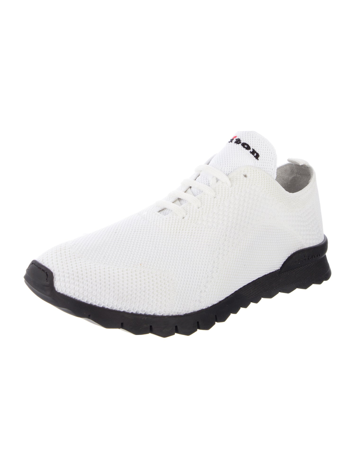 Kiton Mesh Accents Athletic Sneakers