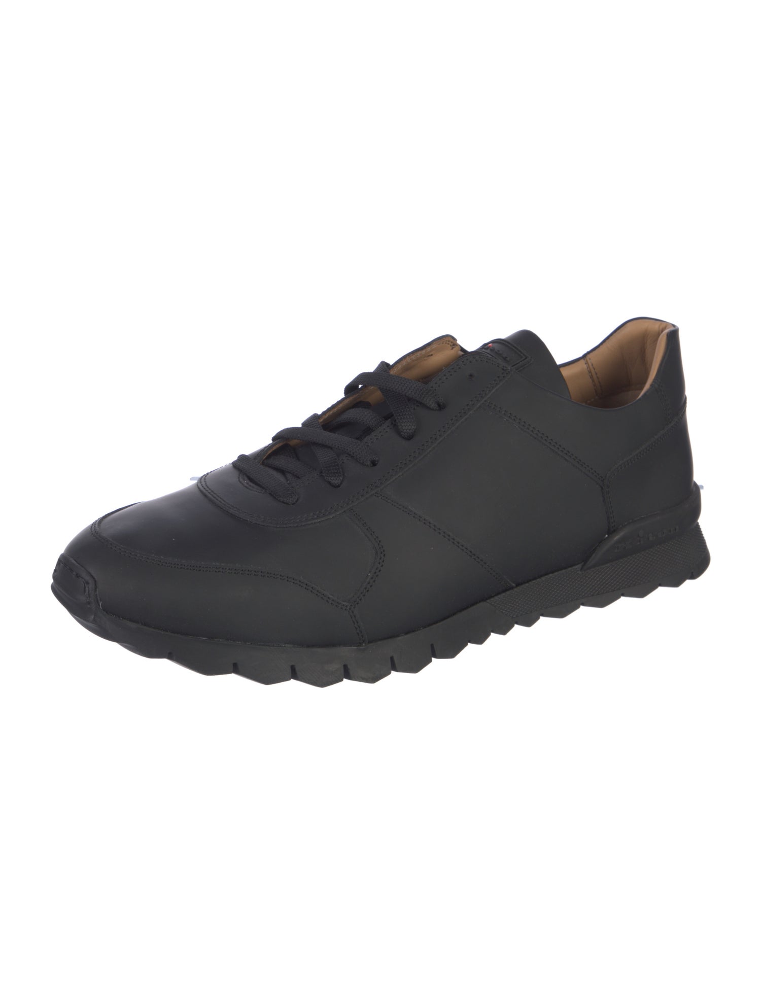 Kiton Leather Sneakers