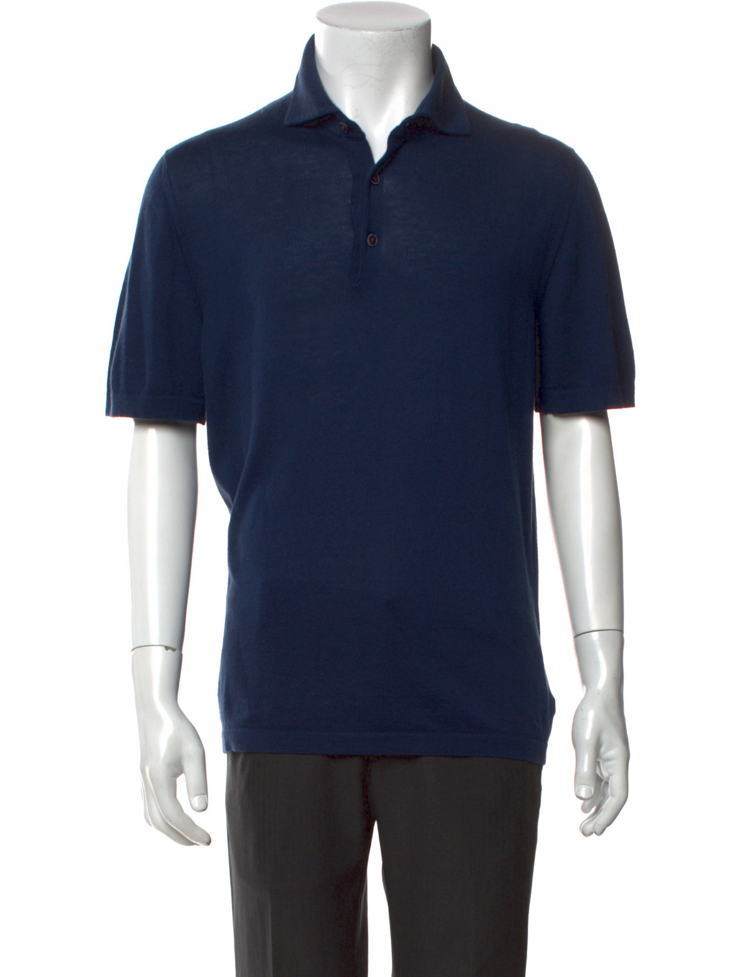 Kiton Collar Short Sleeve Polo Shirt
