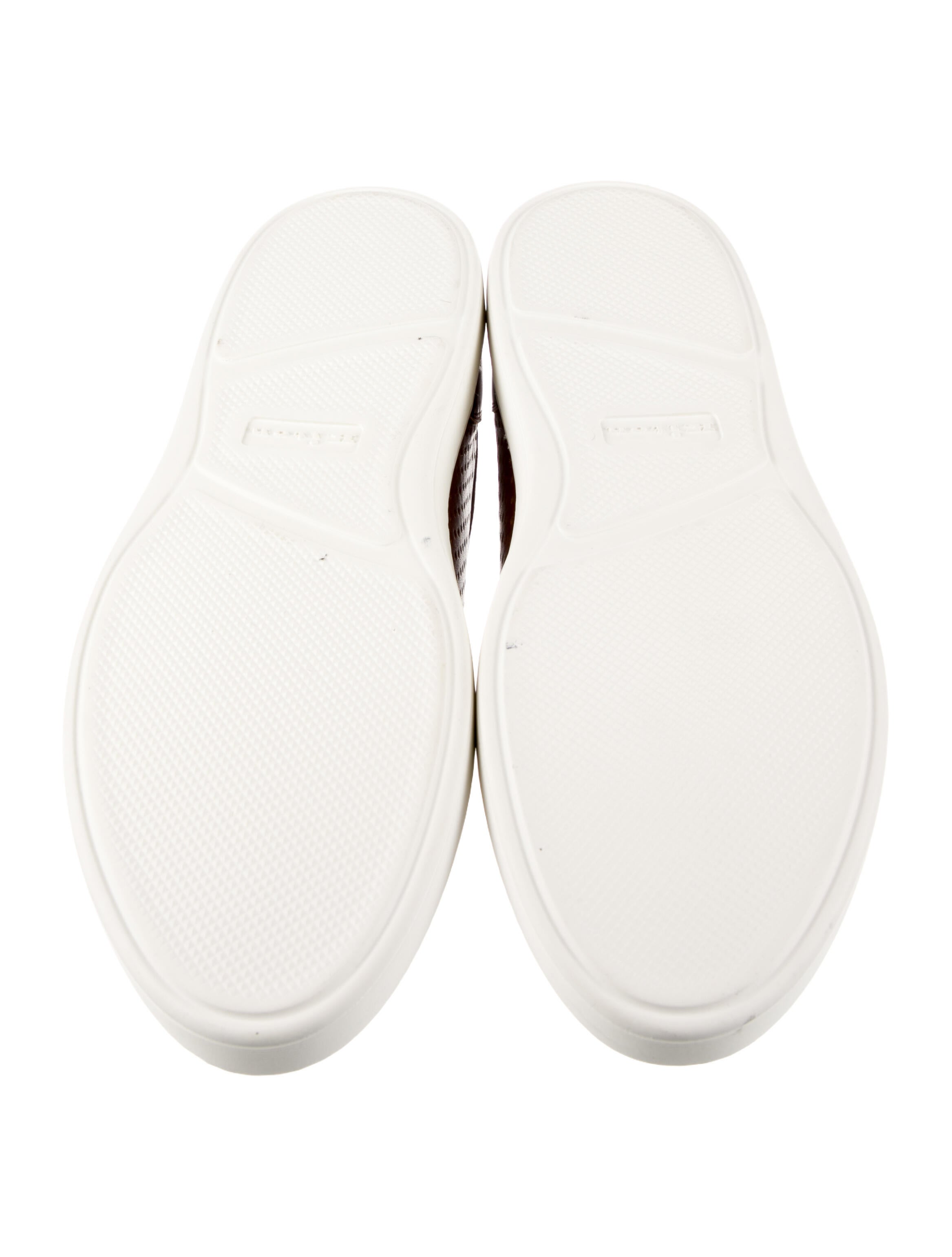 Kiton Leather Lasercut Accents Sneakers