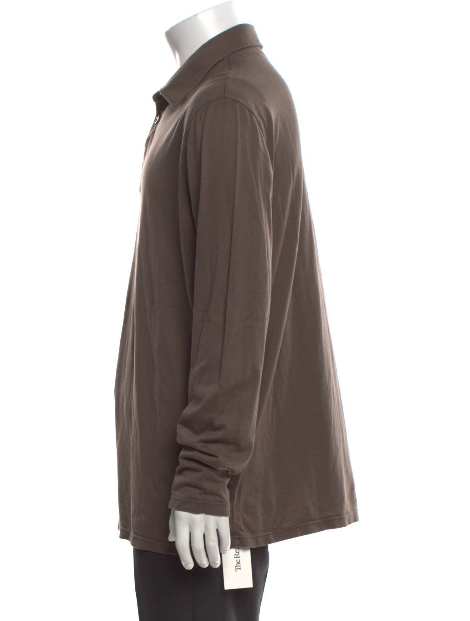 Kiton Collar Long Sleeve Polo Shirt