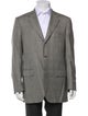 Kiton Cashmere Plaid Print Blazer