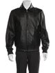 Kiton Leather Bomber Jacket
