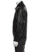 Kiton Leather Bomber Jacket