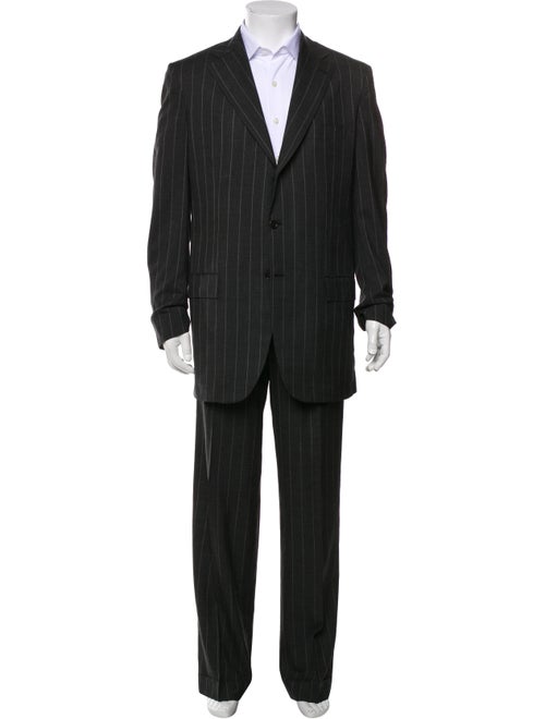 Kiton Wool Striped Two-Piece Suit