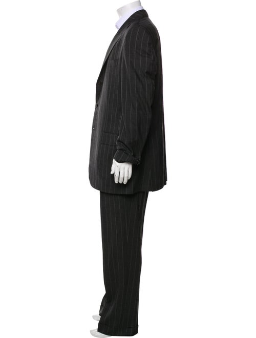 Kiton Wool Striped Two-Piece Suit