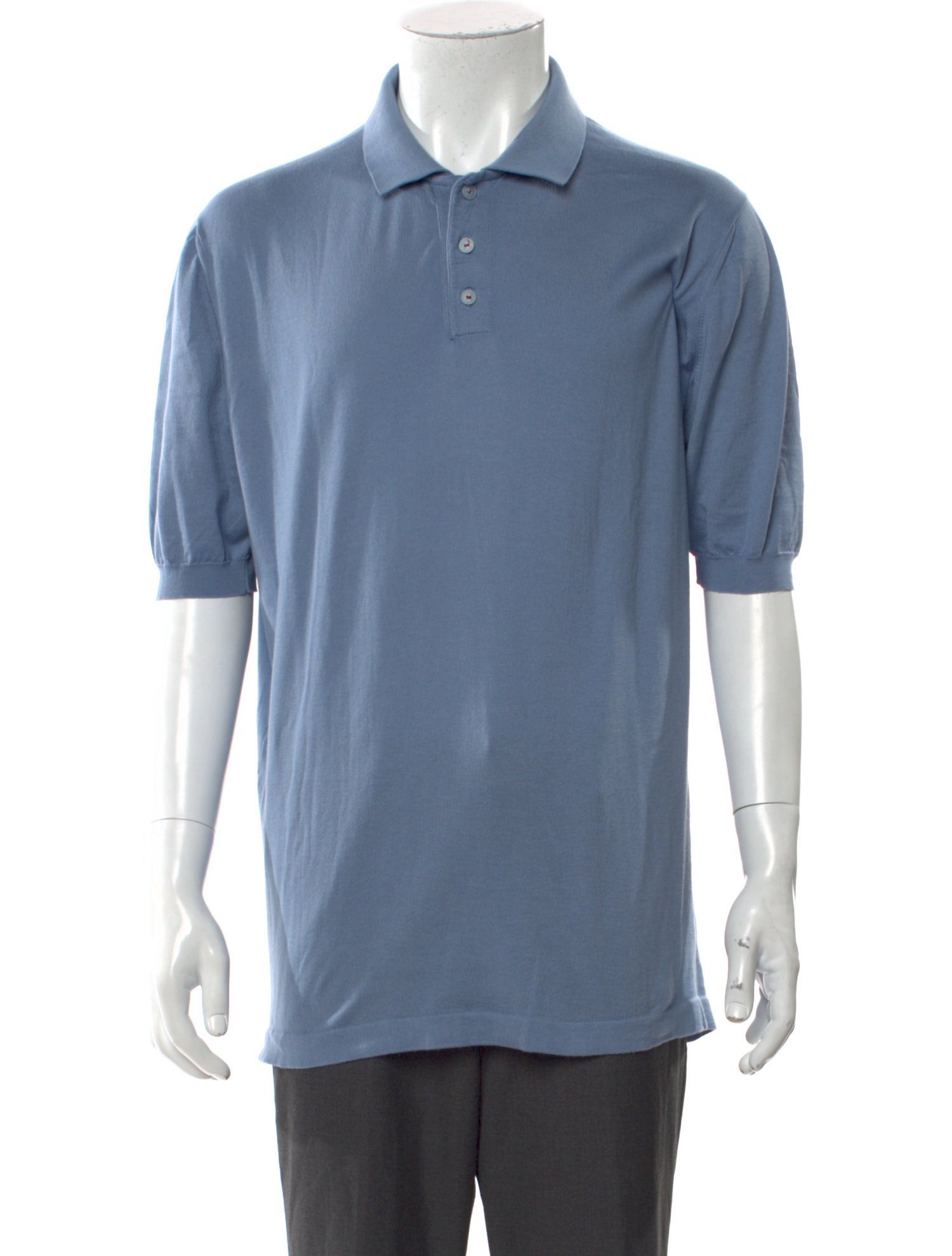 Kiton Collar Short Sleeve Polo Shirt