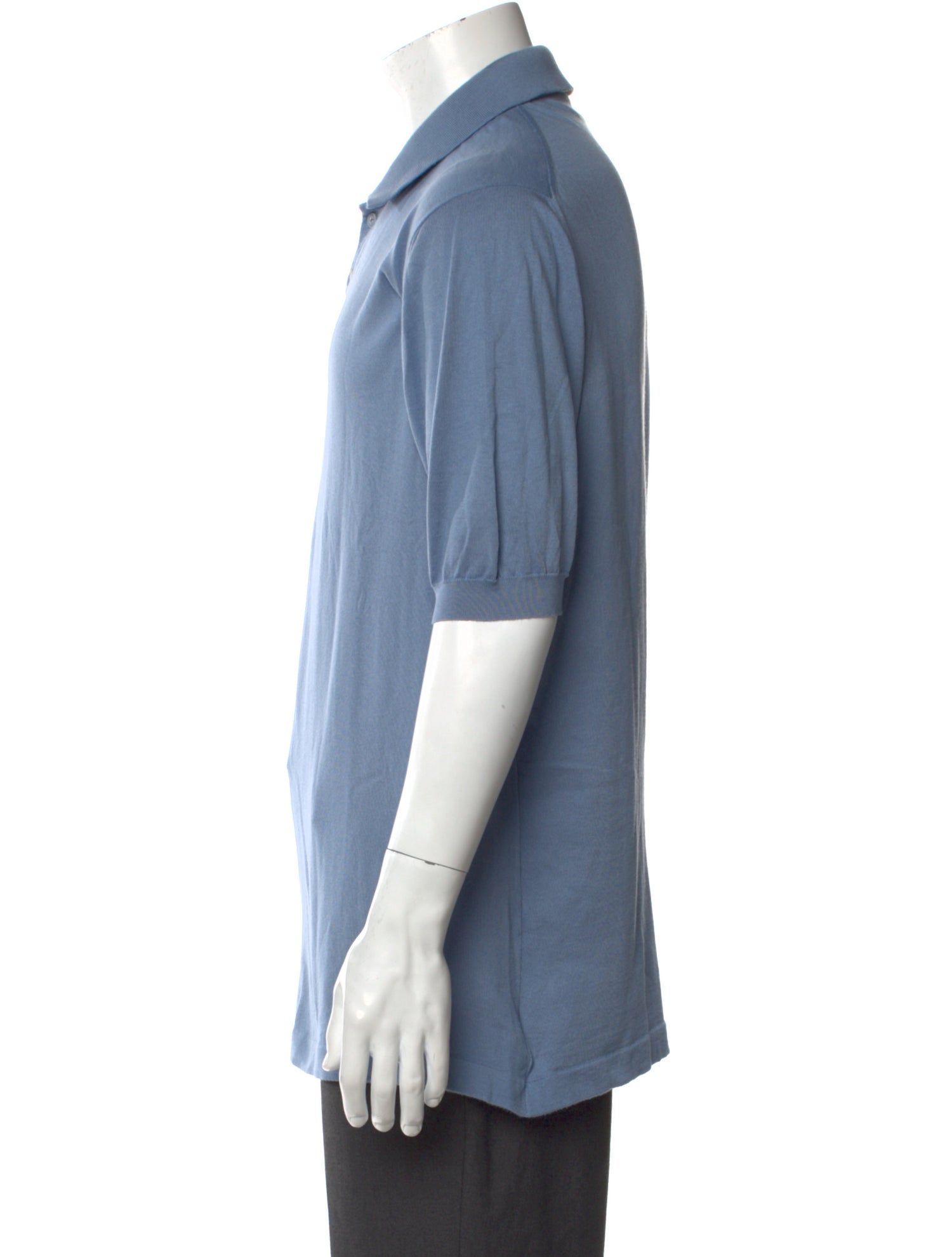 Kiton Collar Short Sleeve Polo Shirt