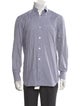 Kiton Plaid Print Long Sleeve Dress Shirt