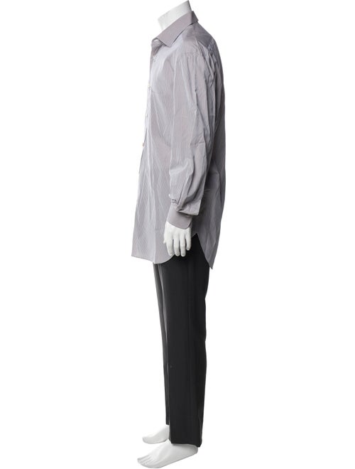 Kiton Striped Long Sleeve Shirt