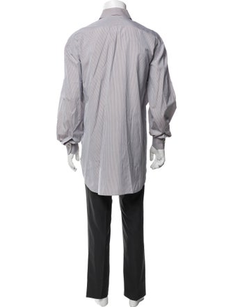 Kiton Striped Long Sleeve Shirt