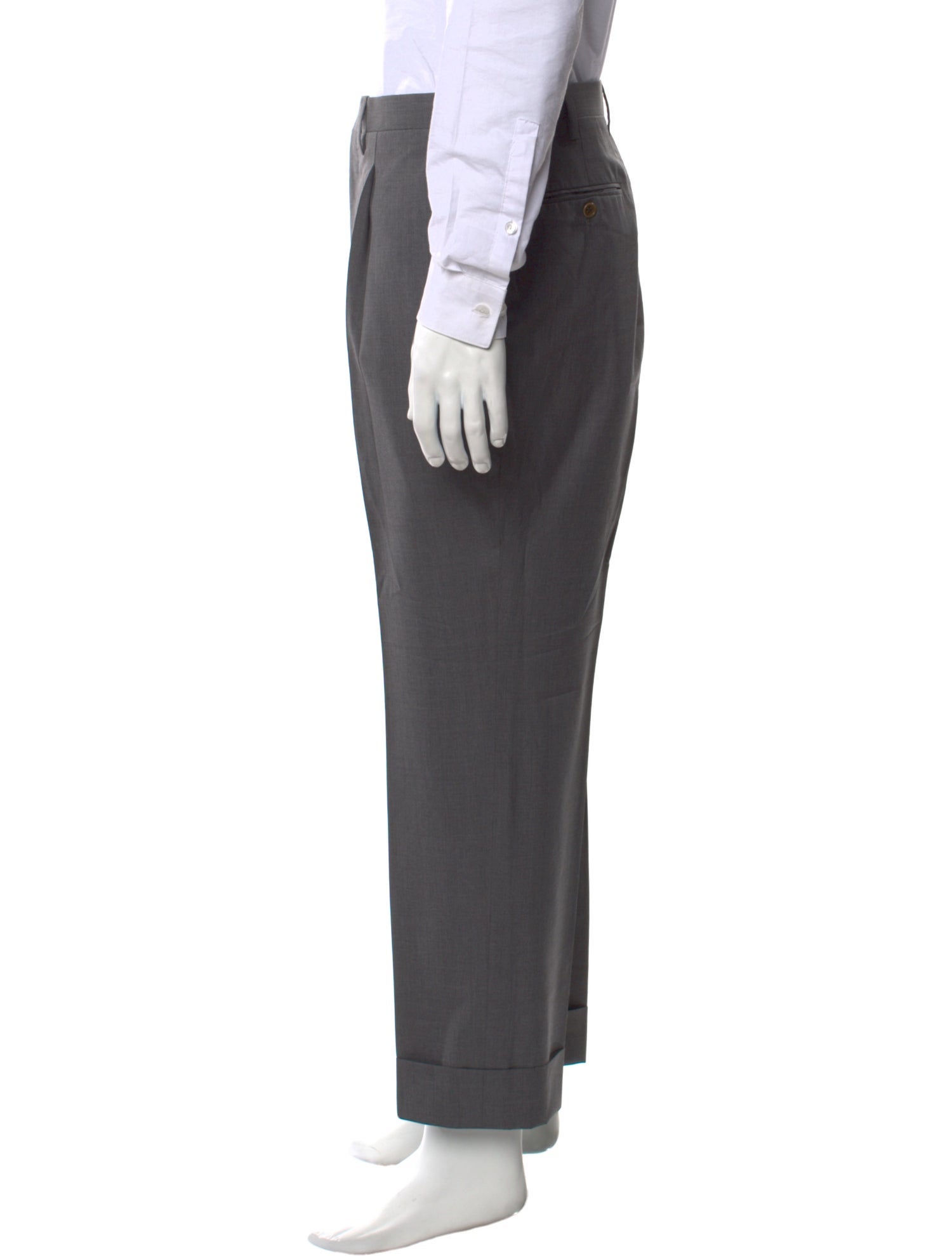 Kiton Wool Dress Pants