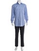 Kiton Plaid Print Long Sleeve Dress Shirt