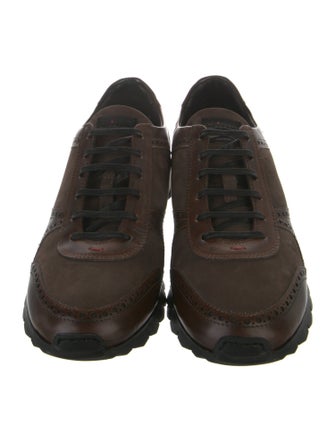 Kiton Leather Athletic Sneakers