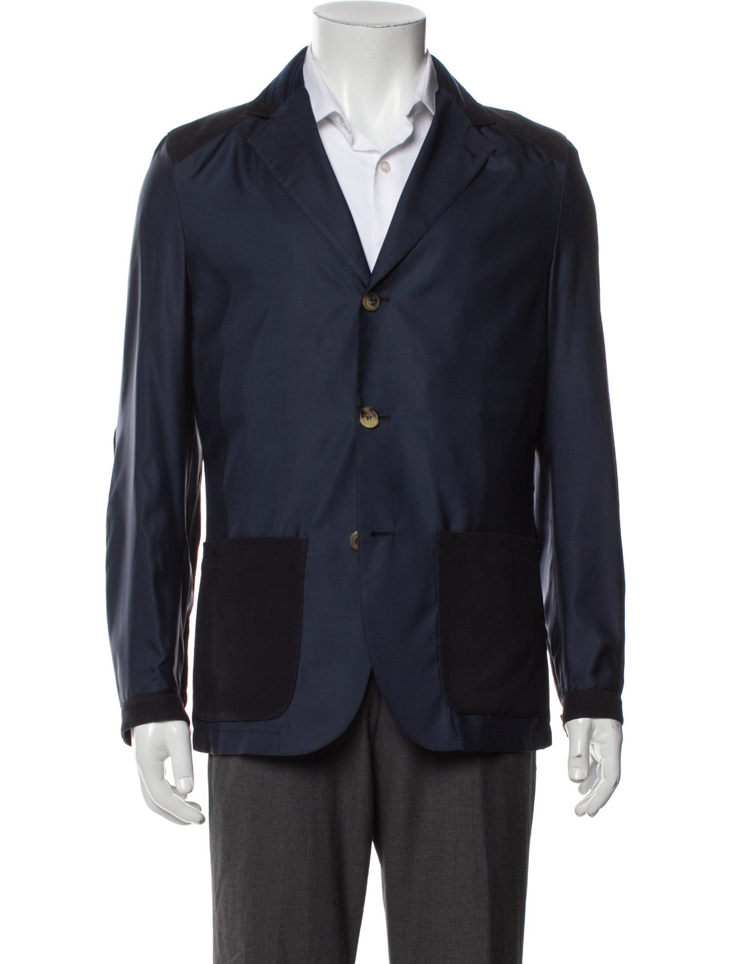 Kiton Silk Peacoat