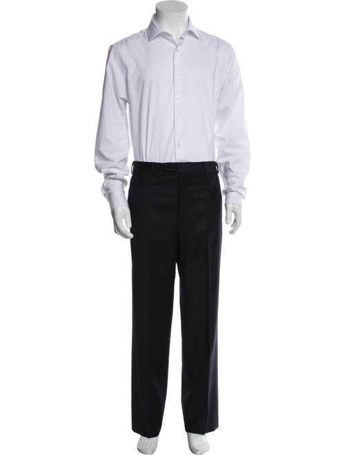 Kiton Wool Striped Two-Piece Blazer