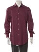 Kiton Plaid Print Long Sleeve Shirt