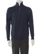 Kiton Linen Turtleneck Polo Sweater