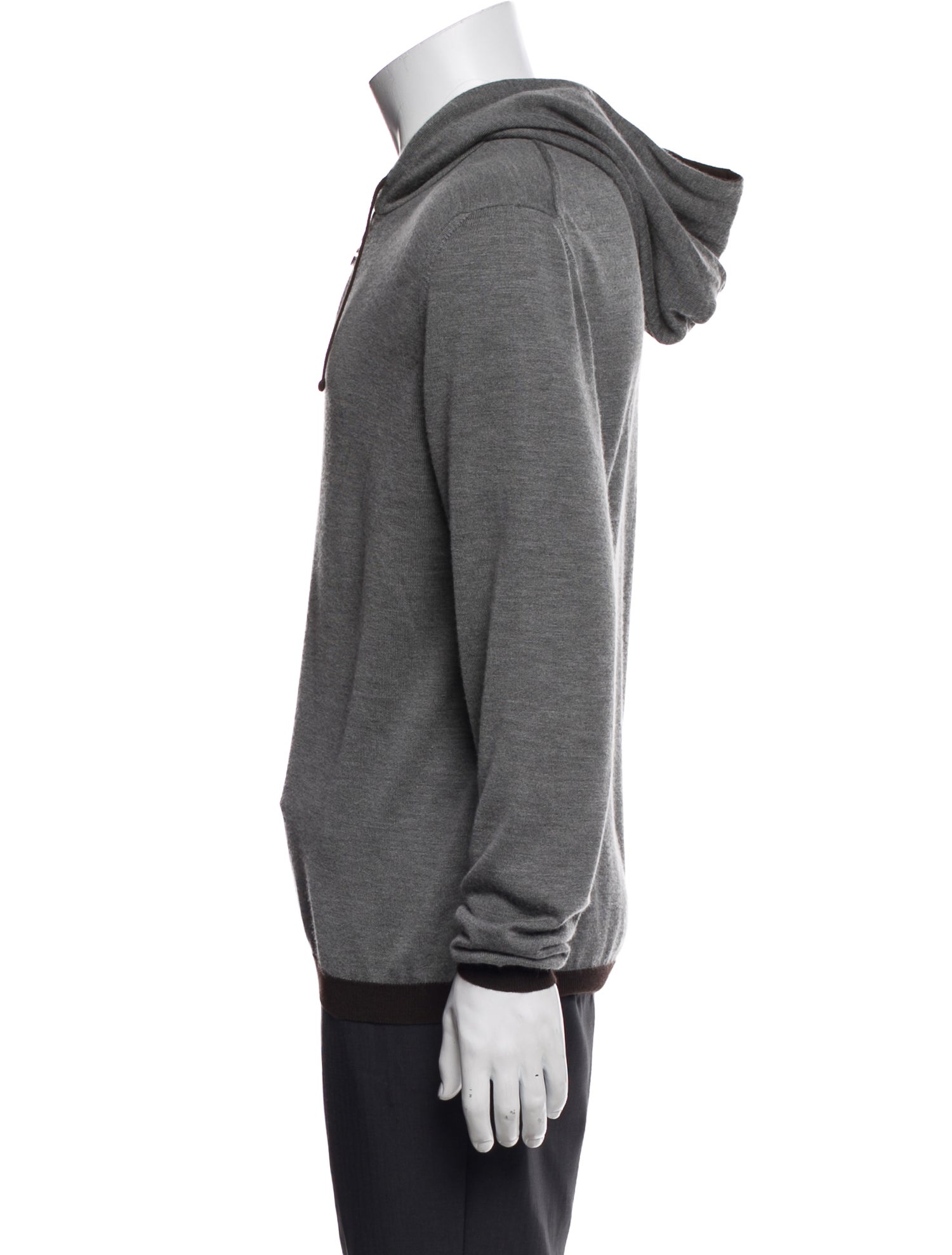 Kiton Cashmere Graphic Print Hoodie