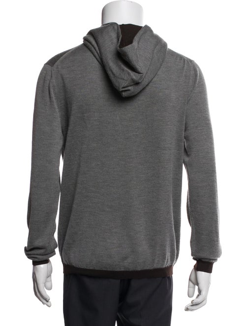 Kiton Cashmere Graphic Print Hoodie