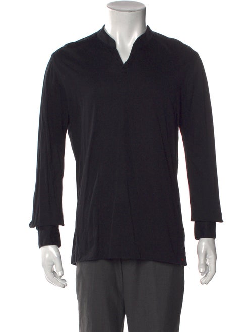 Kiton V-Neck Long Sleeve Henley