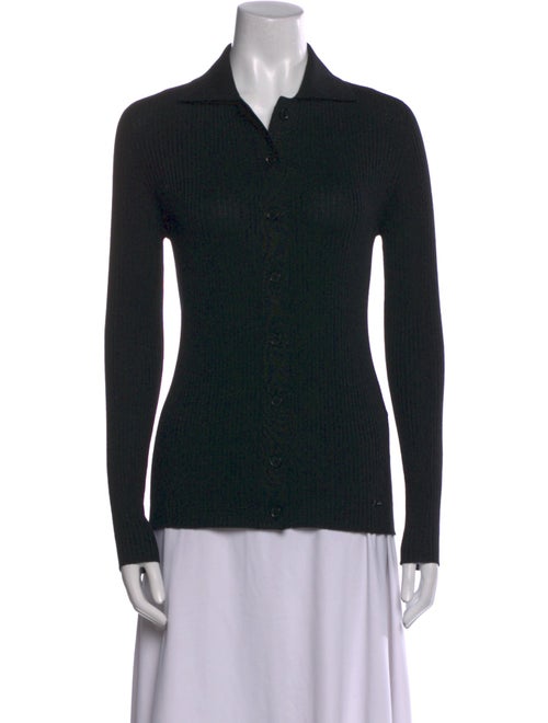 Kiton Wool Long Sleeve Polo