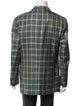 Kiton Cashmere Plaid Print Blazer