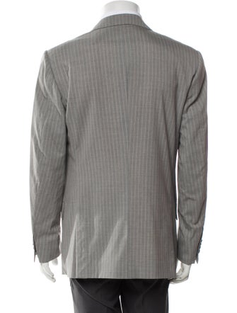 Kiton Wool Striped Blazer