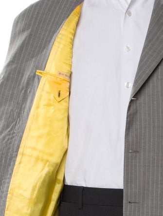 Kiton Wool Striped Blazer