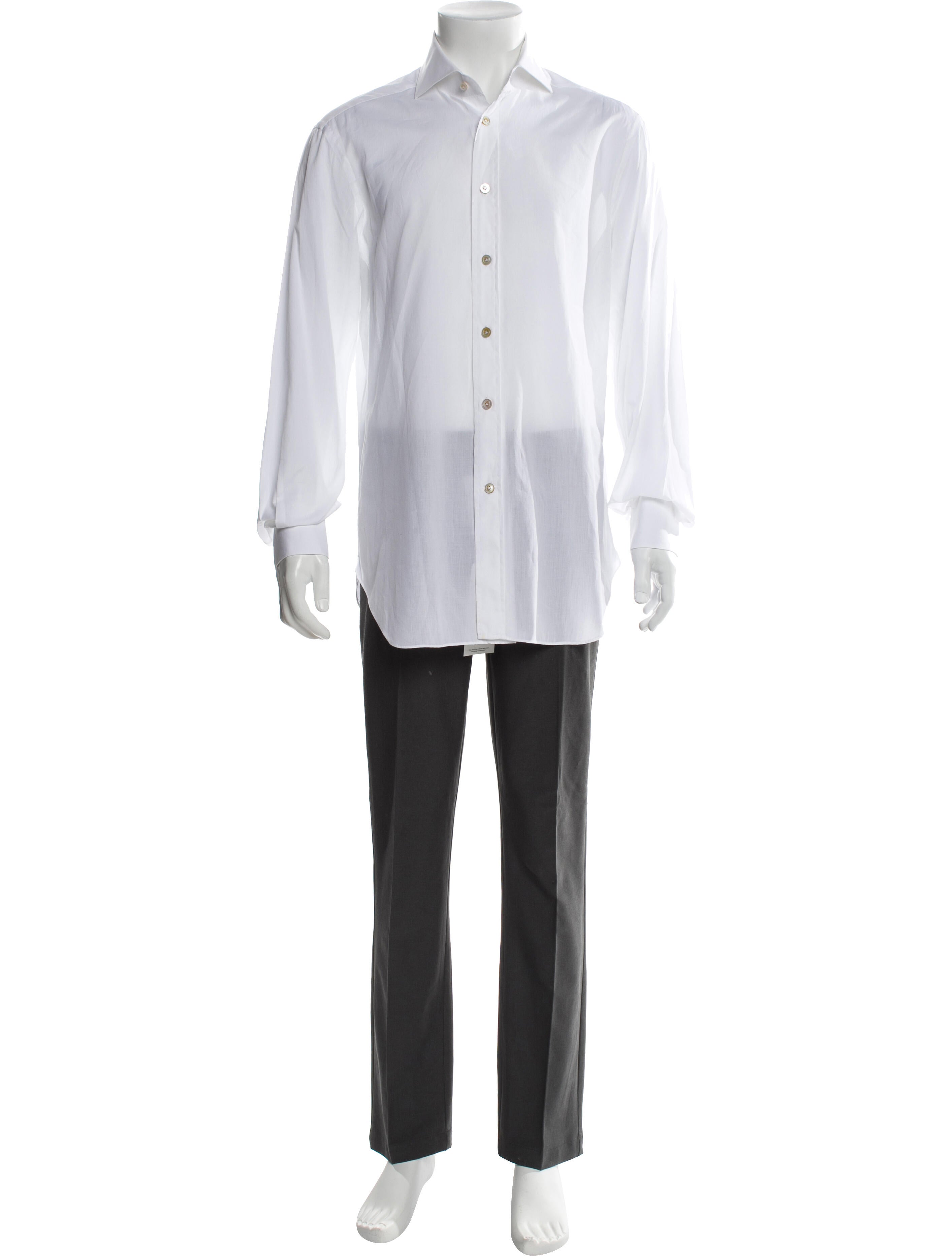 Kiton Long Sleeve Dress Shirt