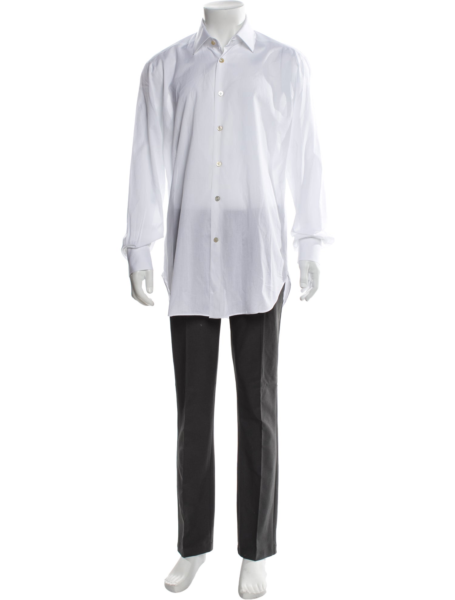 Kiton Long Sleeve Dress Shirt