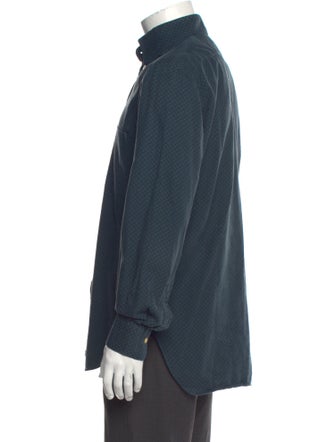 Kiton Plaid Print Long Sleeve Shirt