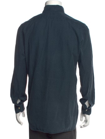 Kiton Plaid Print Long Sleeve Shirt