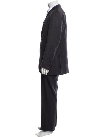 Kiton Wool Striped Two-Piece Blazer