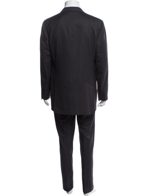 Kiton Wool Striped Two-Piece Blazer