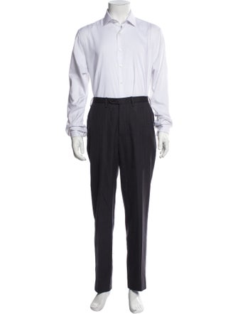 Kiton Wool Striped Two-Piece Blazer