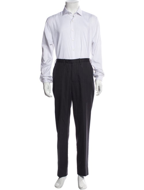 Kiton Wool Striped Two-Piece Blazer