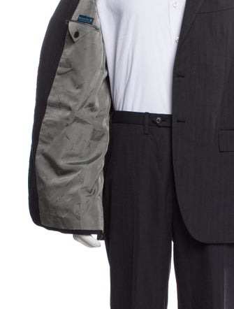 Kiton Wool Striped Two-Piece Blazer