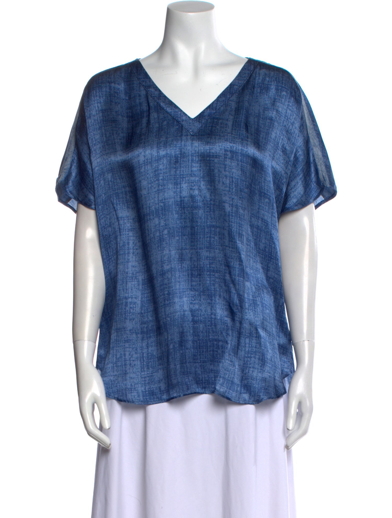 Kiton Silk V-Neck T-Shirt