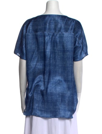 Kiton Silk V-Neck T-Shirt