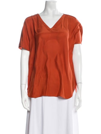 Kiton Silk V-Neck T-Shirt