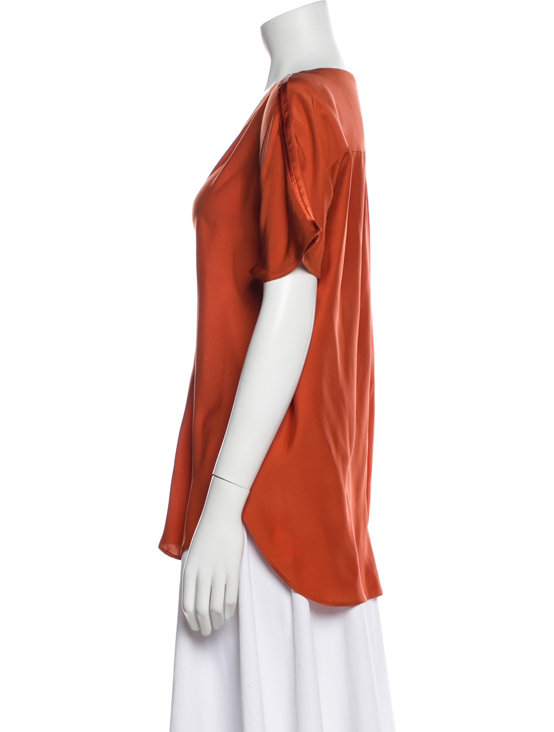 Kiton Silk V-Neck T-Shirt