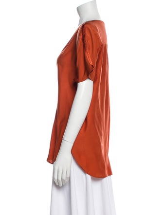 Kiton Silk V-Neck T-Shirt