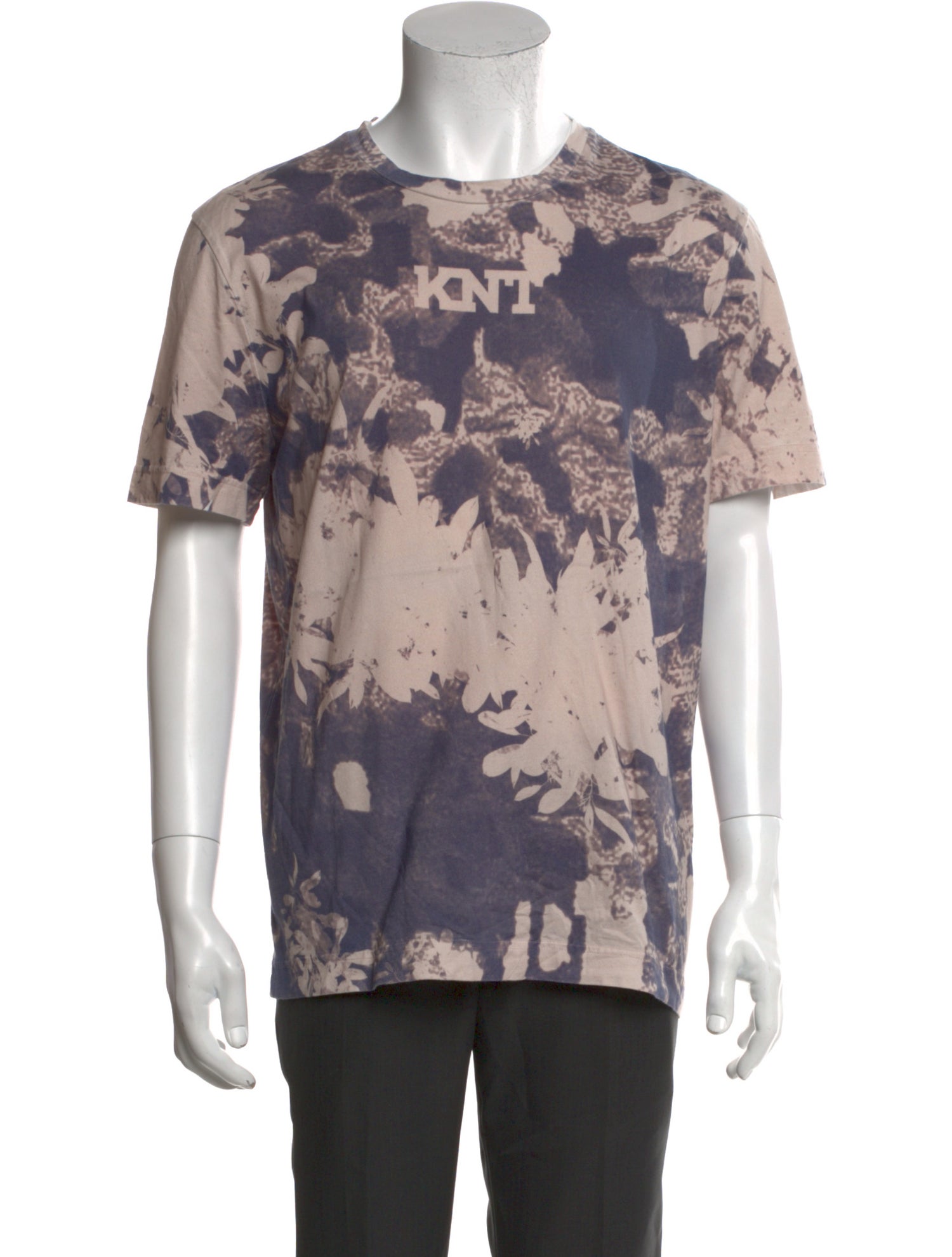 Kiton Printed Crew Neck T-Shirt