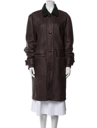 Kiton Leather Fur Coat