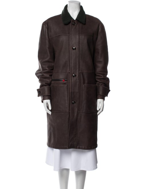 Kiton Leather Fur Coat
