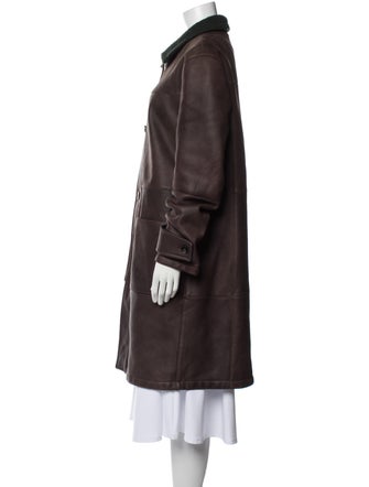 Kiton Leather Fur Coat