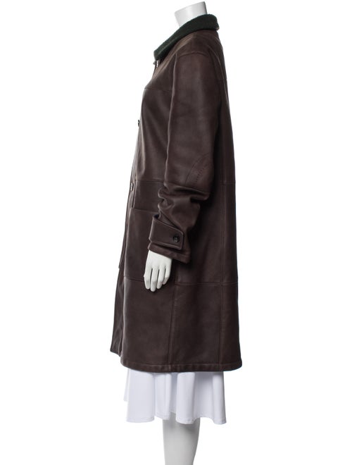 Kiton Leather Fur Coat