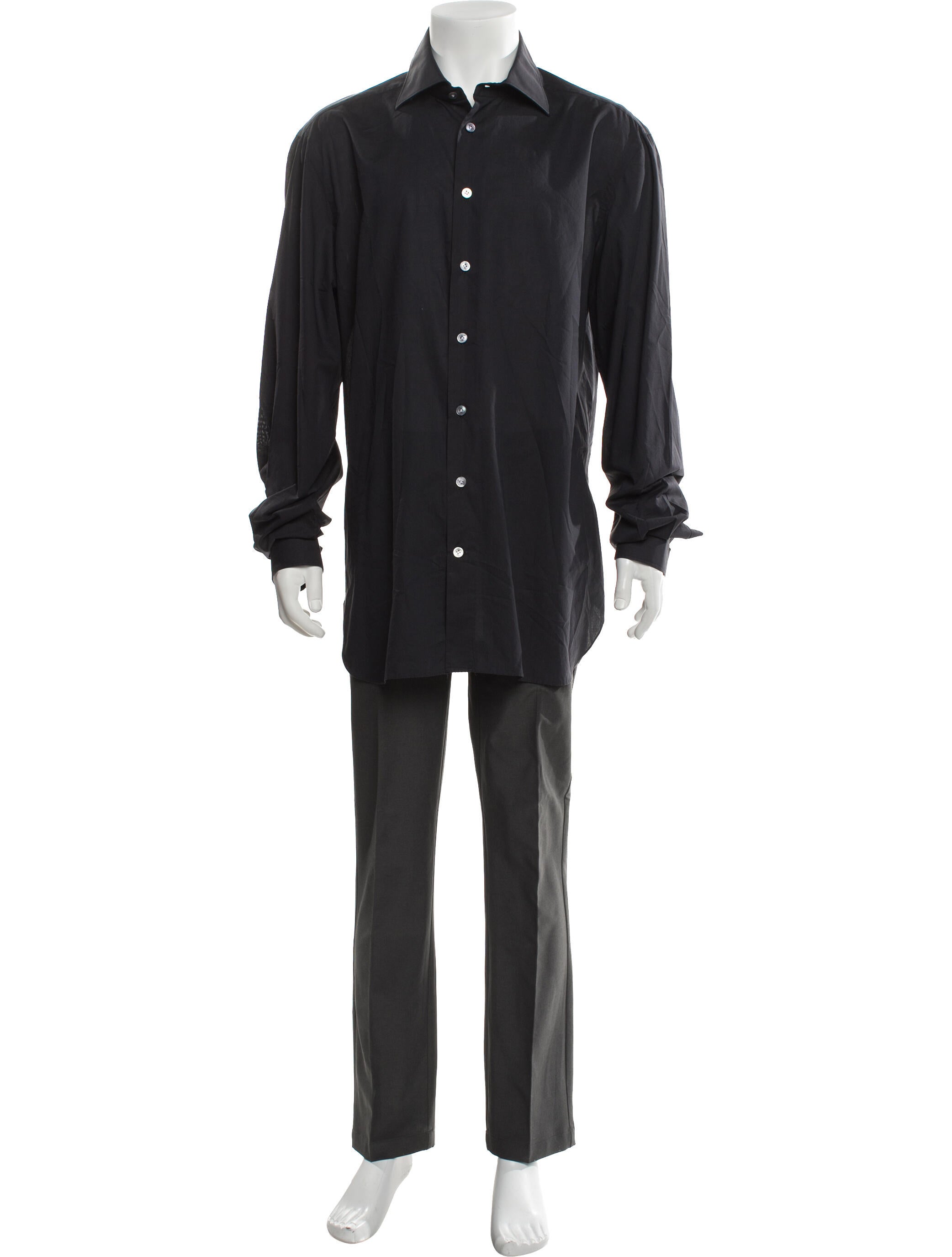 Kiton Long Sleeve Dress Shirt